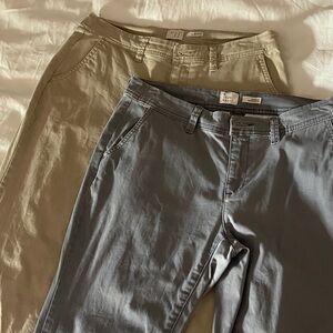 a new day Women's Straight Leg Pants in Tan and Gray